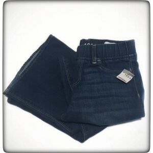 GAP Girls Skinny Flare Pull-On Waist Blue Jeans-10